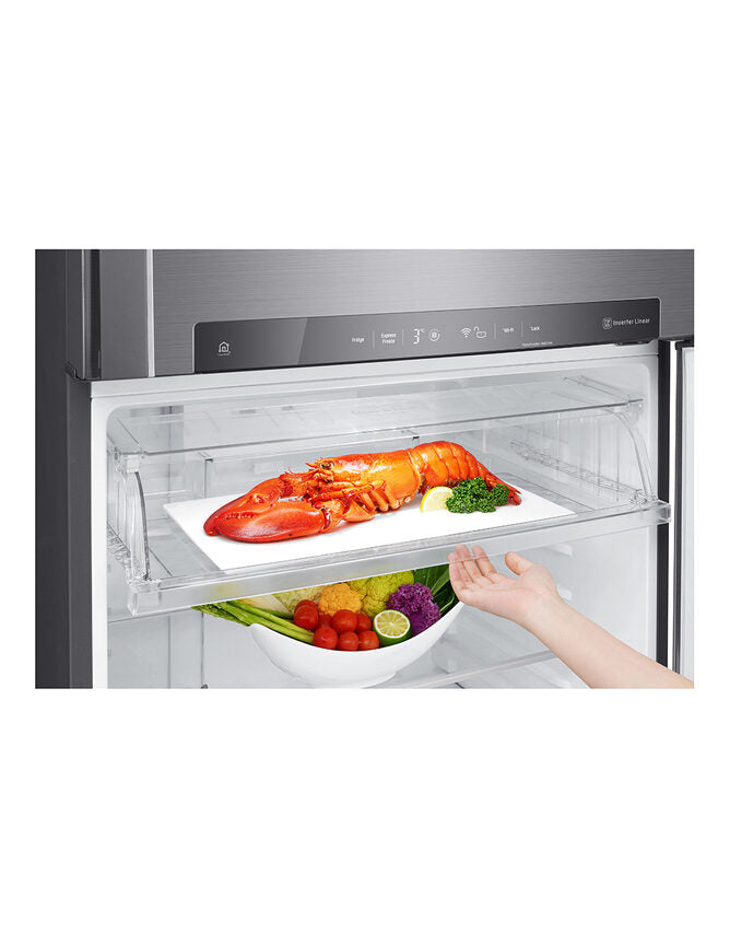 LG GTB744PZHZD frigorifero con congelatore Libera installazione 506 L E Stainless steel