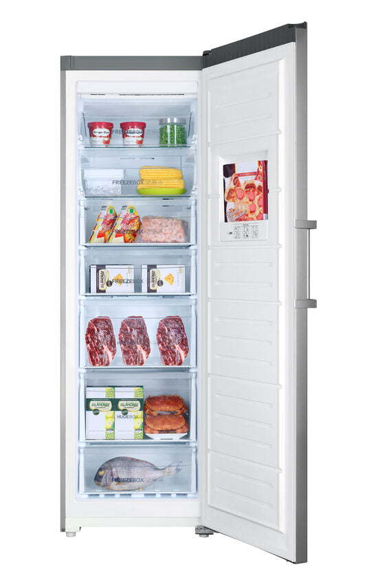 Haier H2F-255FSAA Congelatore a Pozzetto Libera installazione 262 L E Acciaio inossidabile