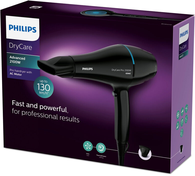 Philips DryCare Asciugacapelli professionale con motore AC da 2100 W