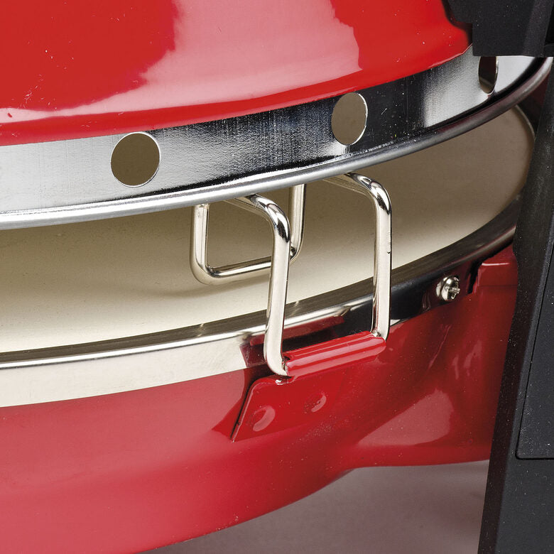 G3 Ferrari G10032 Pizzeria Snack Napoletana Forno Pizza Plus Evo, Doppia Pietra Refrattaria, Diametro 31 cm, 1200 W, Palette e ricettario inclusi, Rosso