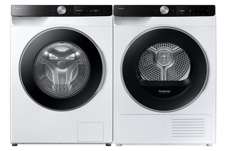 Samsung WW90DG6U85LKU3 Lavatrice A Libera Installazione 9 Kg, 1400 Giri, AI Control, AI Ecobubble™, AI Wash, Classe A-10%, Bianco
