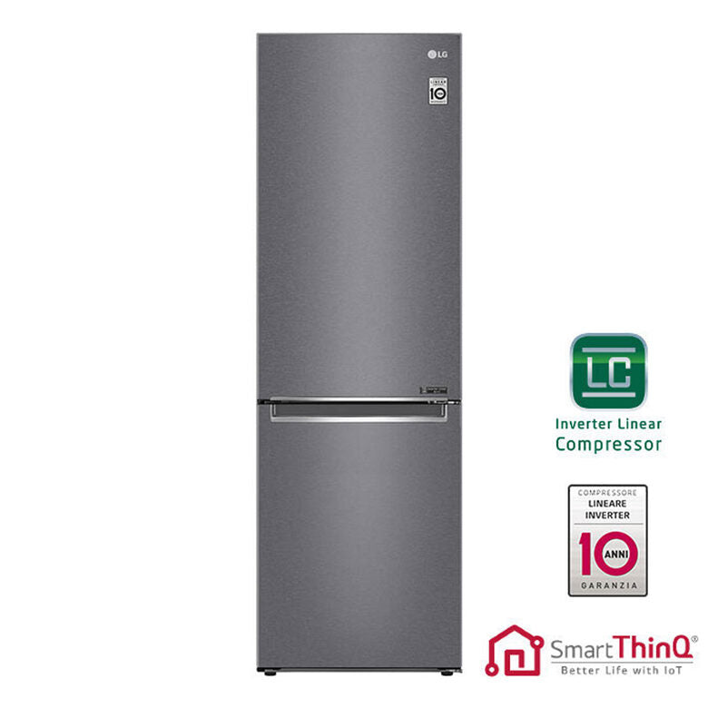 LG GBP62DSNXN Frigorifero Smart Combinato Classe energetica A+++ -10% Maniglie integrate Display interno LED