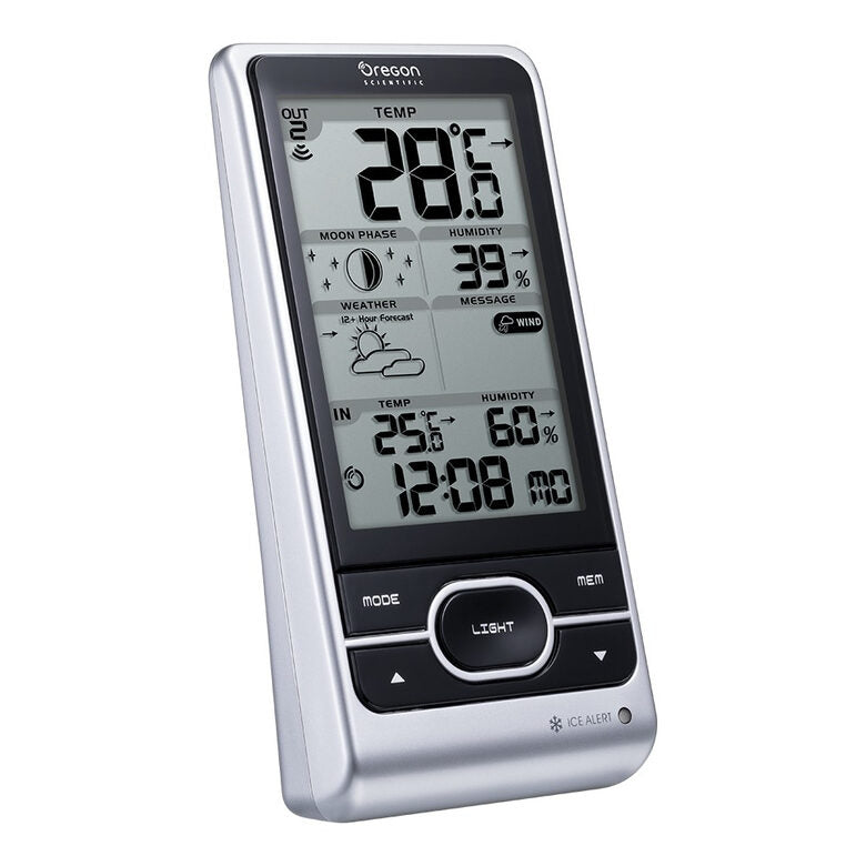 Oregon Scientific BAR208HGX stazione meteorologica digitale Argento Batteria