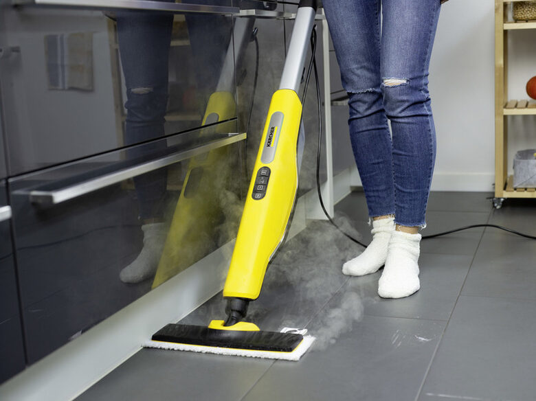 Kärcher SC 3 Upright EasyFix Pulitore a vapore verticale 0,5 L 1600 W Nero, Grigio, Giallo
