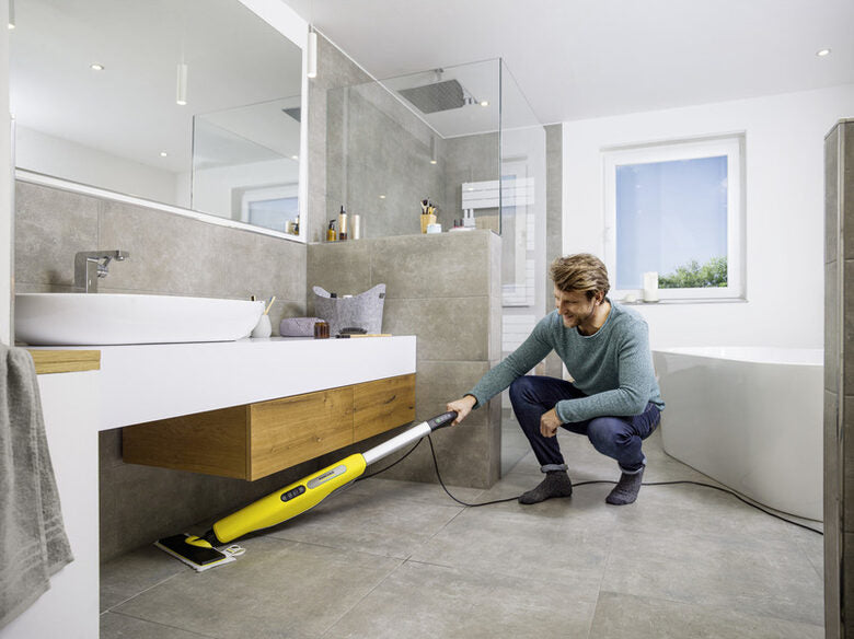 Kärcher SC 3 Upright EasyFix Pulitore a vapore verticale 0,5 L 1600 W Nero, Grigio, Giallo