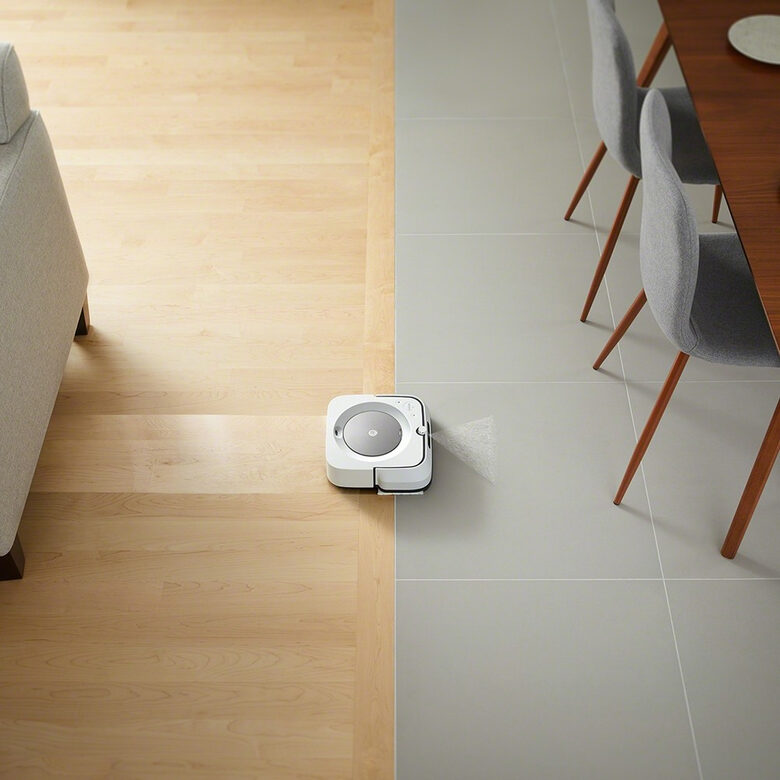 iRobot Braava Jet m6 Aspirapolvere Robot Combi Bianco