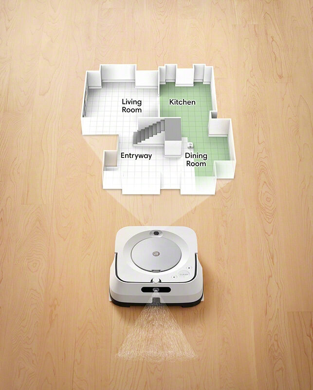 iRobot Braava Jet m6 Aspirapolvere Robot Combi Bianco