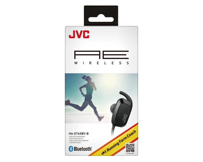 JVC HA-ET65BV-B Auricolare Wireless A clip, In-ear, Passanuca Sport Bluetooth Nero