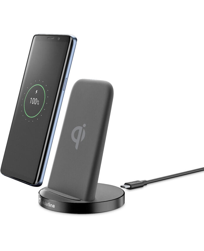Cellularline Podium Wireless Charger - Apple, Samsung and other Wireless Smartphones