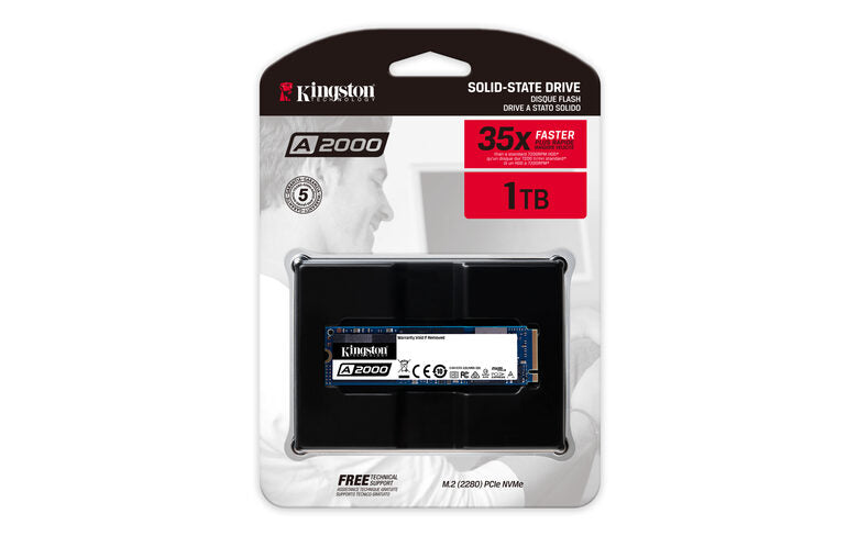 Kingston Technology A2000 M.2 1000 GB PCI Express 3.0 3D NAND NVMe