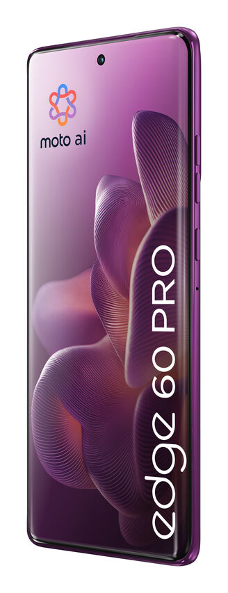 Motorola edge 60 pro con Moto AI (12/512GB, Fotocamera 50+50+10MP, selfie 50MP, Display 6.67" pOLED 120Hz, MediaTek Dimensity 8350, batteria 6000mAh, ricarica 90W, Android 15), PANTONE Spark