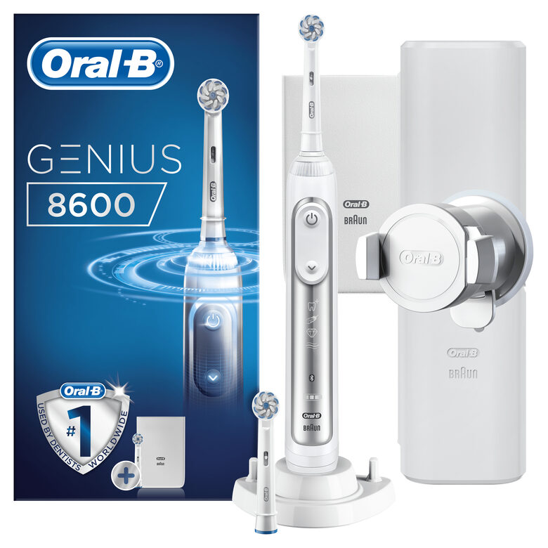 Oral-B Genius 8600 Spazzolino Elettrico Argento