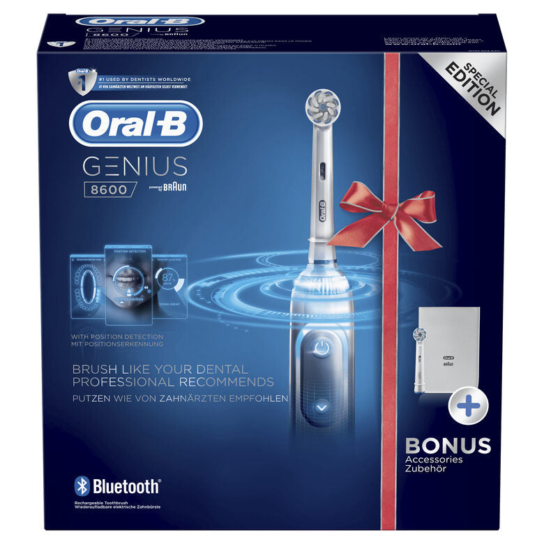Oral-B Genius 8600 Spazzolino Elettrico Argento