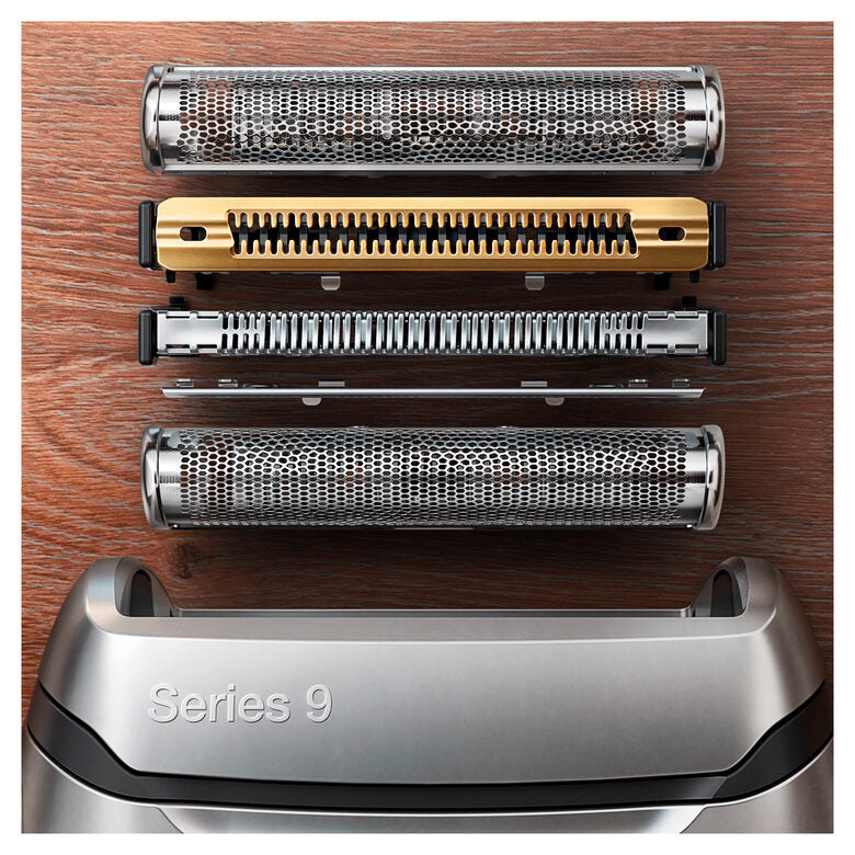 Braun Series 9 9360cc Rasoio Barba Elettrico, Stazione Di Pulizia Clean&Charge, Nero
