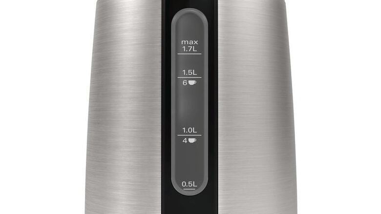 Bosch TWK3P420 bollitore elettrico 1,7 L 2400 W Nero, Acciaio inossidabile