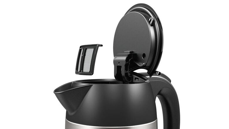 Bosch TWK3P420 bollitore elettrico 1,7 L 2400 W Nero, Acciaio inossidabile