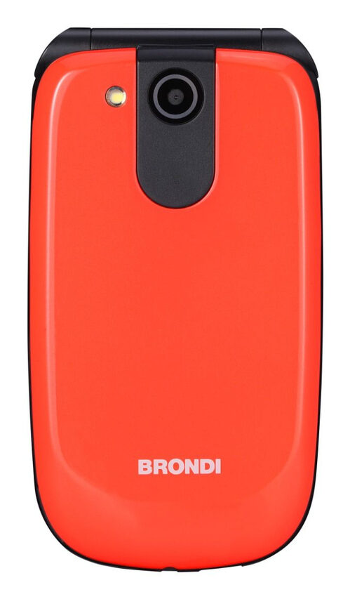 Brondi Raptor 7,11 cm (2.8") 106 g Nero, Arancione Telefono per anziani
