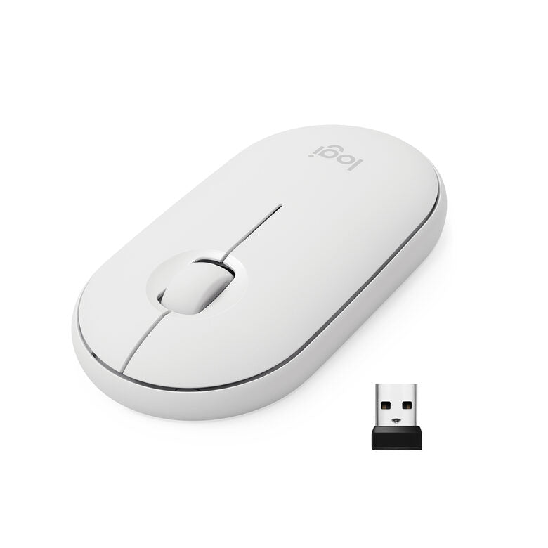 Logitech Pebble M350 mouse Ambidestro Wireless a RF + Bluetooth Ottico 1000 DPI