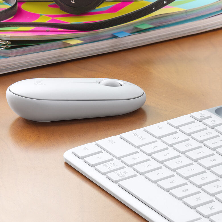 Logitech Pebble M350 mouse Ambidestro Wireless a RF + Bluetooth Ottico 1000 DPI