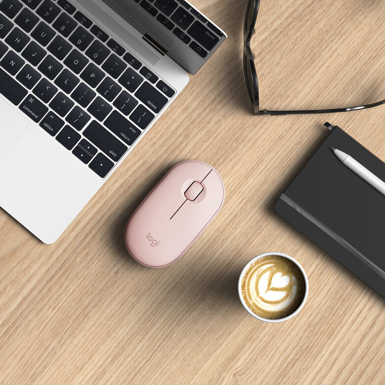 Logitech Pebble M350 mouse Ambidestro Wireless a RF + Bluetooth Ottico 1000 DPI