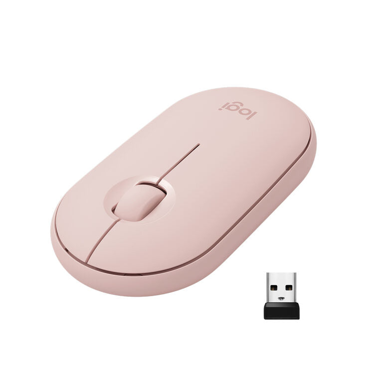 Logitech Pebble M350 mouse Ambidestro Wireless a RF + Bluetooth Ottico 1000 DPI