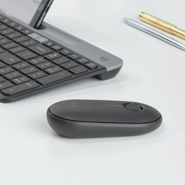 Logitech Pebble M350 mouse Ambidestro Wireless a RF + Bluetooth Ottico 1000 DPI