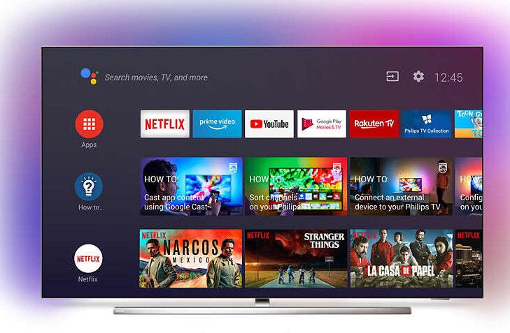 Philips 55OLED854/12 TV OLED 55" 4K Ultra HD Wi-Fi Nero