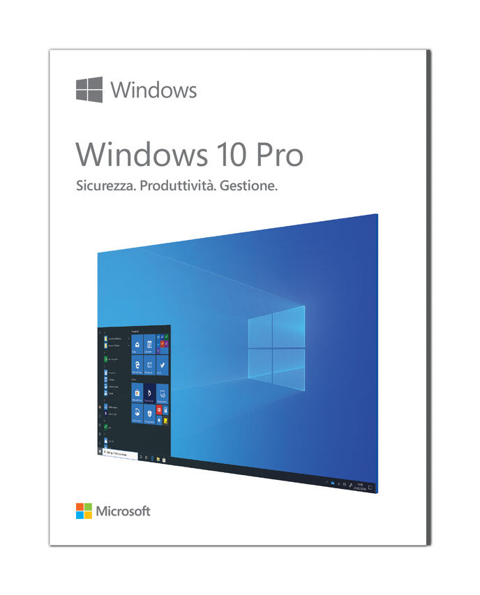 Microsoft Windows 10 Professional Prodotto completamente confezionato (FPP) 1 licenza/e