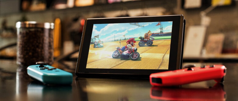Nintendo Switch V2 2019 console da gioco portatile 15,8 cm (6.2") 32 GB Wi-Fi Nero, Blu, Rosso