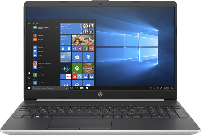 HP 15-dw0133nl Computer portatile 39,6 cm (15.6") HD Intel® Core™ i3 di ottava generazione 8 GB DDR4-SDRAM 256 GB SSD Wi-Fi 5 (802.11ac) Windows 10 Home Argento