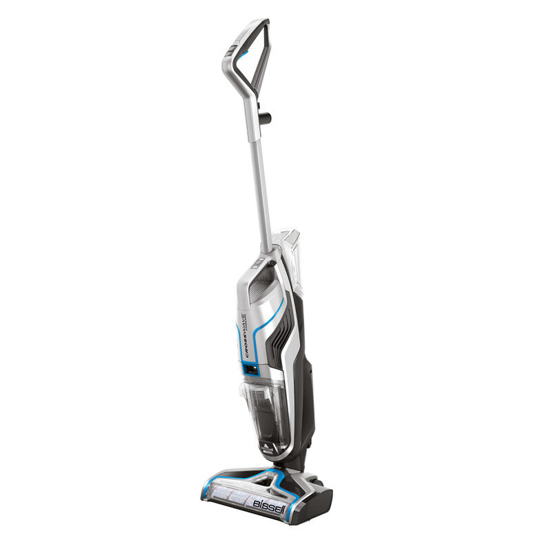 Bissell Crosswave Cordless Senza sacchetto Blu, Argento