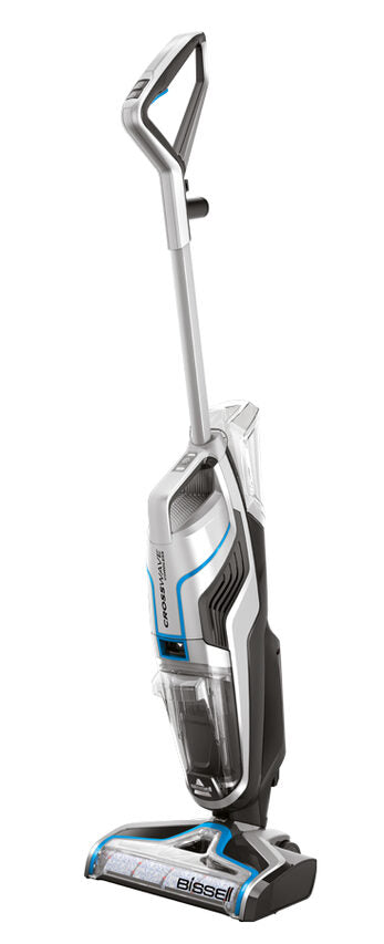 Bissell Crosswave Cordless Senza sacchetto Blu, Argento