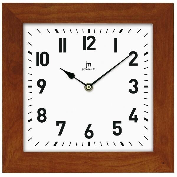 Lowell Justaminute 21035N orologio da parete Orologio da parete in quarzo Quadrato Legno