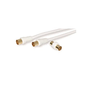 nuovaVideosuono 9/52 W cavo coassiale 2 m IEC 9.5mm Bianco