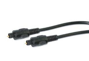 nuovaVideosuono OPTB4 cavo a fibre ottiche 2 m TOSLINK Nero