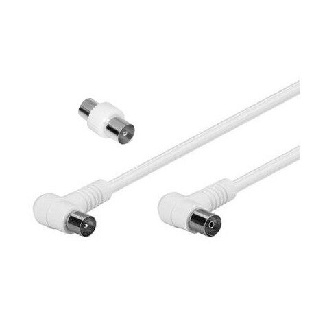nuovaVideosuono 9/24 W cavo coassiale 2 m IEC 9.5mm Bianco