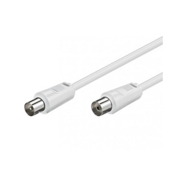 nuovaVideosuono 9/18 W cavo coassiale 2 m IEC 9.5mm Bianco