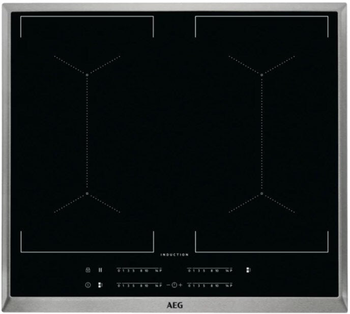 AEG IKE64453XB Nero Da incasso 60 cm Piano cottura a induzione 4 Fornello(i)