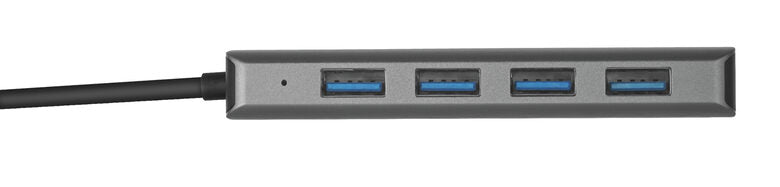 Trust Halyx Aluminium 4-Port USB 3.2 Hub Grigio