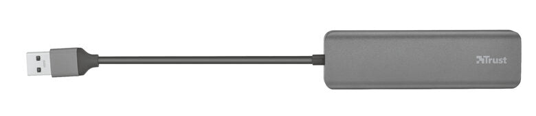 Trust Halyx Aluminium 4-Port USB 3.2 Hub Grigio