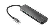 Trust 23328 hub di interfaccia USB 3.2 Gen 1 (3.1 Gen 1) Type-A 5000 Mbit/s Grigio