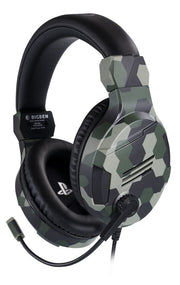Bigben Interactive PS4OFHEADSETV3G cuffia e auricolare Cablato A Padiglione Giocare Mimetico