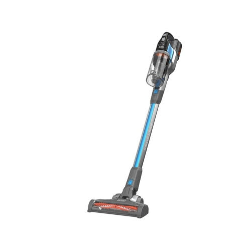 Black & Decker BHFEV362D scopa elettrica Senza sacchetto 0,75 L Blu, Titanio