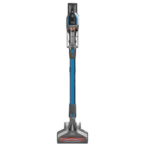 Black & Decker BHFEV362D scopa elettrica Senza sacchetto 0,75 L Blu, Titanio