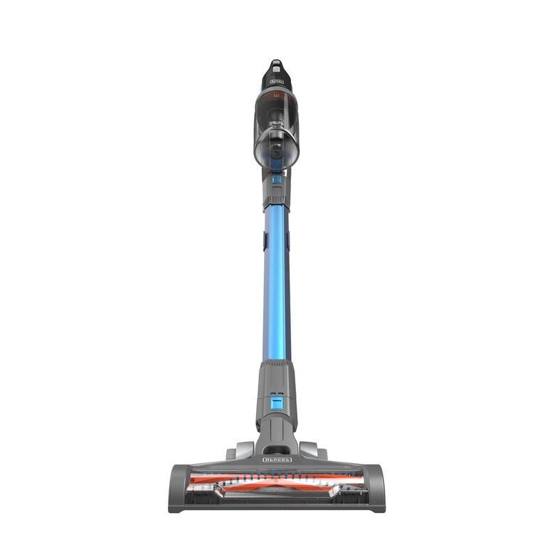 Black & Decker BHFEV362D scopa elettrica Senza sacchetto 0,75 L Blu, Titanio