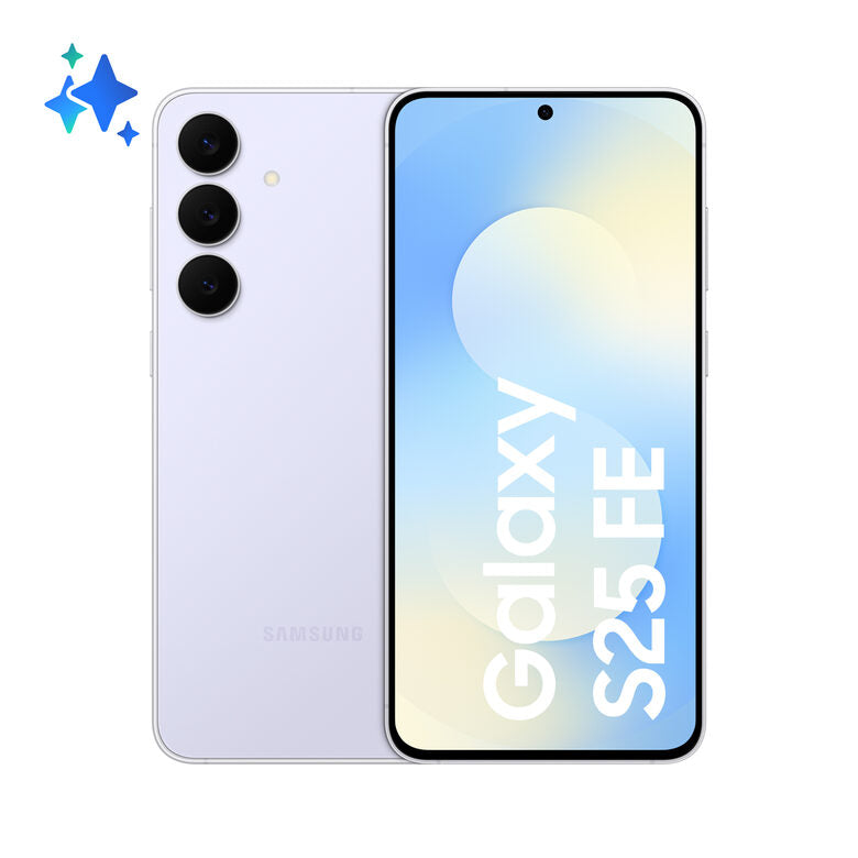 Samsung Galaxy S25 FE, Smartphone AI, Display Dynamic AMOLED 2X 6.7'', Fotocamera 50MP, 8GB RAM, 256GB, Batteria 4.900 mAh, Icyblue