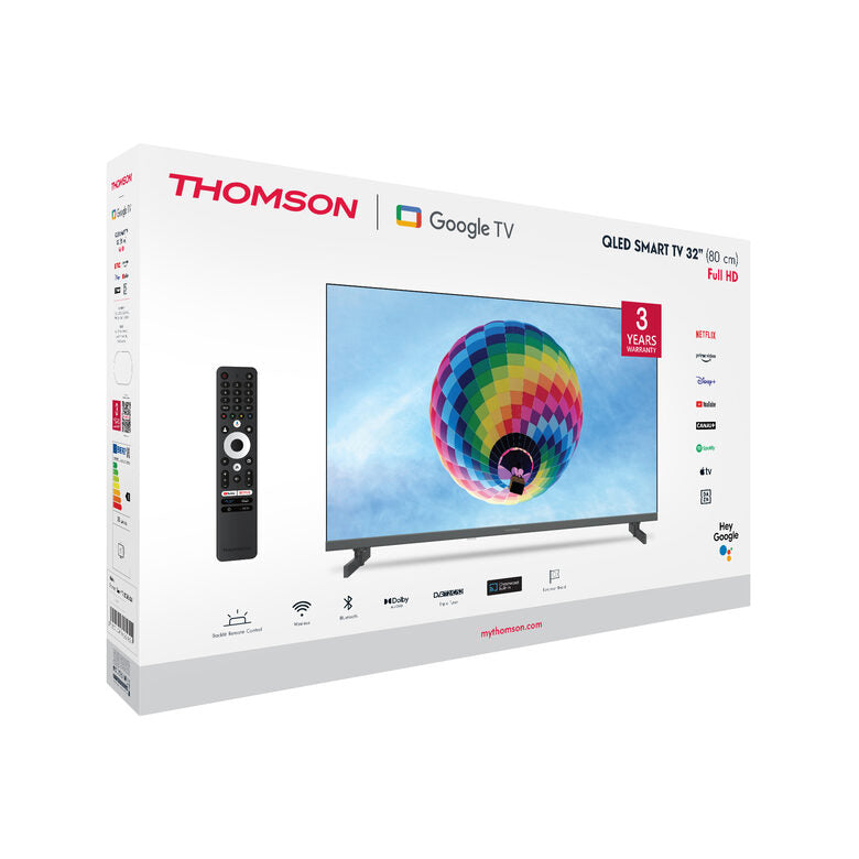 Thomson 32QG4S14 Televisore 81,3 cm (32") Full HD Smart TV Wi-Fi Nero