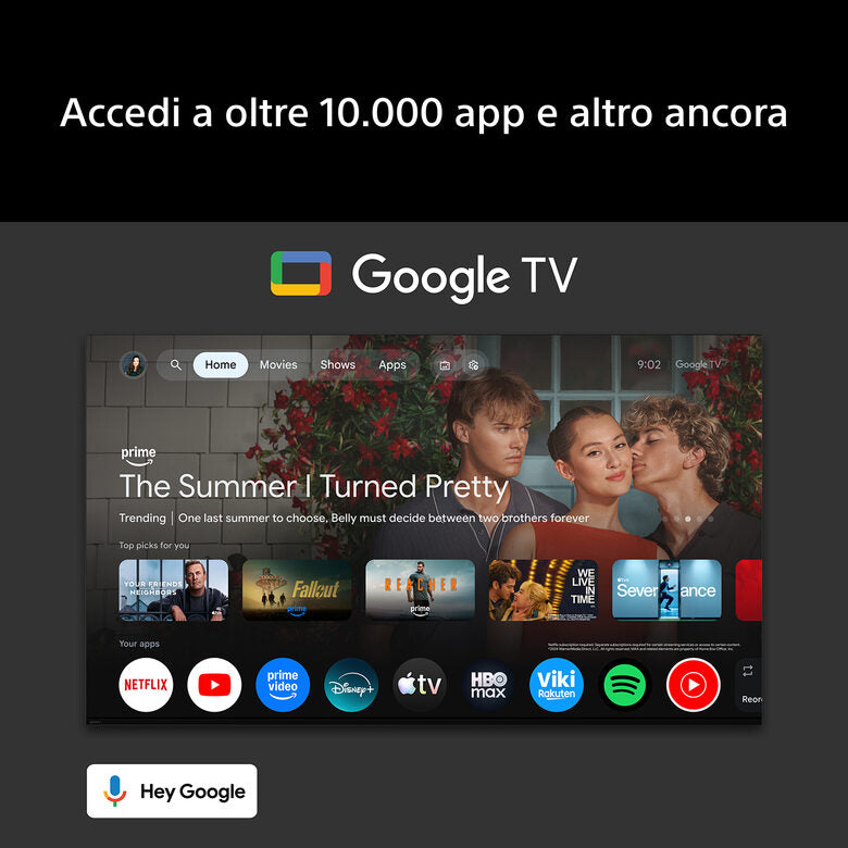 SONY Smart TV LED 75" BRAVIA 2 II S25M2 4K UHD Wi-Fi Nero