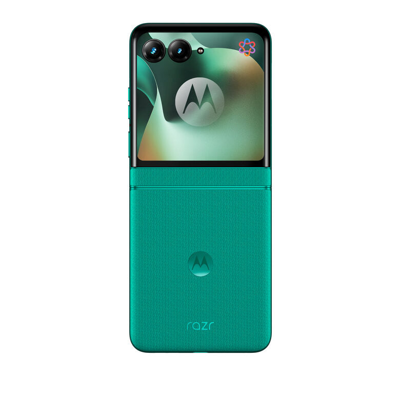 Motorola razr 70 (8/256GB, Doppia camera 50MP, Display interno FHD+ 6.9" 120Hz e esterno 3.62", MediaTek Dimensity 7450X, 4800mAh, TurboPower 30W, Android 16), PANTONE Sporting Green