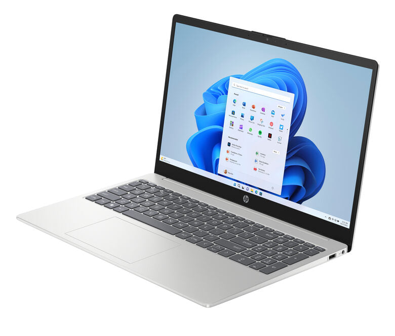 HP 15-fd0081nl Intel® Core™ i5 i5-1334U Computer portatile 39,6 cm (15.6") Full HD 8 GB DDR4-SDRAM 512 GB SSD Wi-Fi 6 (802.11ax) Windows 11 Home Argento